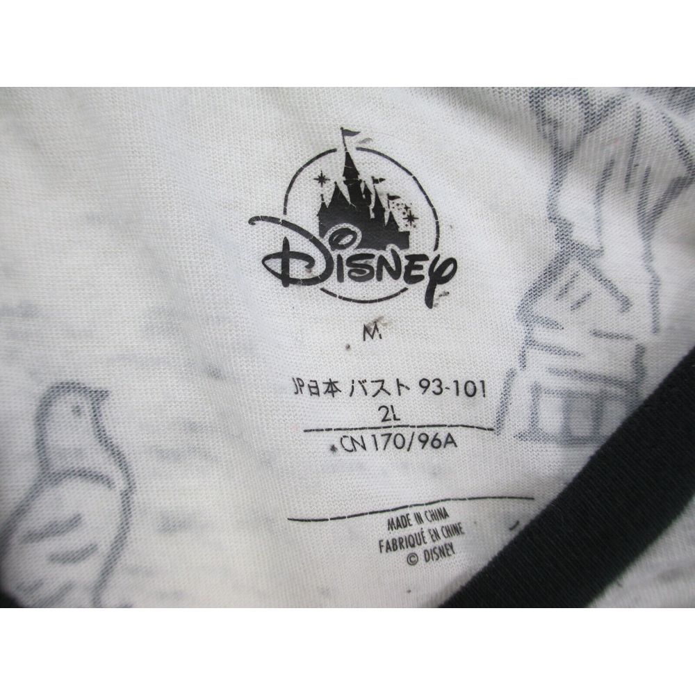 Disney Shirt Womens Medium Gray Mickey All Over Print New York City Sheer* - Picture 8 of 8